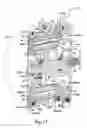 Fig. 12 - Motor having split spray ring for cooling end turns