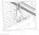 Fig. 01 - Support system for photovoltaic mounting rail having cylindrical base that rotates into a locked position