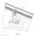Fig. 03 - Support system for photovoltaic mounting rail having cylindrical base that rotates into a locked position