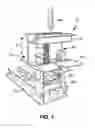Fig. 02 - Height adjustable solar panel mounting assembly with an asymmetric lower bracket