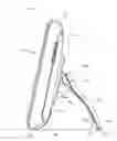 Fig. 01 - Video display convertible handle and kickstand unit