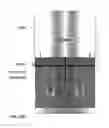 Fig. 28 - Immersion cooling system with low fluid loss