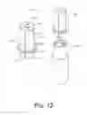 Fig. 13 - Refillable lipstick with retractable sleeve