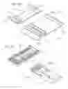 Fig. 12 - System for mounting, accessing, moving and folding away articles on, under or along a surface