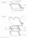 Fig. 15 - System for mounting, accessing, moving and folding away articles on, under or along a surface
