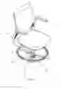 Fig. 02 - Adjustable footrest ring for chair