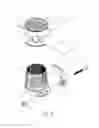 Fig. 03 - Adjustable footrest ring for chair