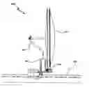 Fig. 01 - Adjustable mount assembly for mounting devices on a cubicle/office partition wall