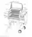 Fig. 01 - Multi-tiered grill rack system and grill mounts