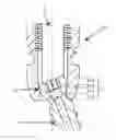 Fig. 01 - Osteosynthesis system comprising means for straightening a bone anchoring element relative to a screw head and anchoring screw implemented in such a system