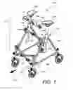 Fig. 02 - ADJUSTABLE WHEEL SUSPENSION ASSEMBLY FOR A WHEELED WALKER