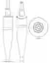 Fig. 22 - Low insertion force, low wobble serological pipette