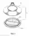 Fig. 02 - SHOWER HEAD CAPABLE OF DISPLAYING DIFFERENT COLORS ACCORDING TO WATER TEMPERATURE