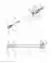 Fig. 02 - Quick release through axle with locking elements for bikes