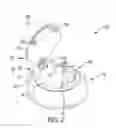 Fig. 03 - Lid assembly for drinking cup with integral hinge mount for cap