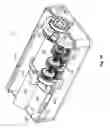 Fig. 20 - Motorized gearbox assembly with through-channel design