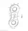 Fig. 02 - Roller chain inner plate