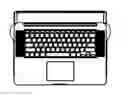Fig. 01 - Laptop computer case with integrated file storage and batteries