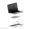 Fig. 08 - Laptop computer case with integrated file storage and batteries