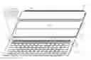 Fig. 01 - Flexible keyboard accessory for a portable electronic device