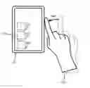 Fig. 01 - Discrete cursor movement based on touch input