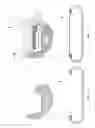 Fig. 08 - Display cover retention features for a portable electronic device