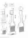 Fig. 16 - Illumination means and accessories for a paintbrush and method