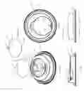 Fig. 08 - Container lid assemblies for directing liquid flow