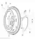 Fig. 35 - Container lid assemblies for directing liquid flow