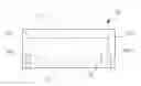 Fig. 01 - System for lateral shower curtain movement