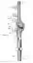 Fig. 17 - Clamping device for use with an anatomic external fixation device