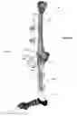 Fig. 28 - Clamping device for use with an anatomic external fixation device