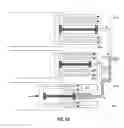 Fig. 10 - Medical infusion pump for sequentially injecting solutions from multiple syringes