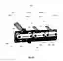 Fig. 12 - Medical infusion pump for sequentially injecting solutions from multiple syringes