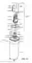 Fig. 12 - Filter cartridge for translational insertion and rotational engagement of a manifold