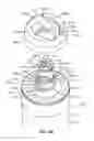 Fig. 13 - Filter cartridge for translational insertion and rotational engagement of a manifold