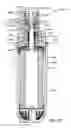 Fig. 14 - Filter cartridge for translational insertion and rotational engagement of a manifold