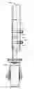 Fig. 01 - Height adjustable support for food processing equipment