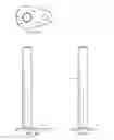 Fig. 09 - Height adjustable support for food processing equipment