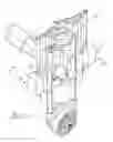 Fig. 14 - Machine suspension and height adjustment