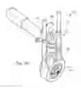 Fig. 40 - Machine suspension and height adjustment