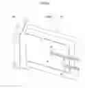Fig. 10 - Automobile air conditioner housing having a frame with slots for different heaters