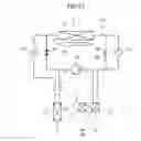 Fig. 14 - Automobile air conditioner housing having a frame with slots for different heaters