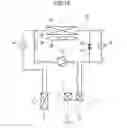 Fig. 15 - Automobile air conditioner housing having a frame with slots for different heaters
