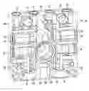 Fig. 01 - Hydraulic block for a hydraulic assembly of a slip control system of a hydraulic vehicle brake system