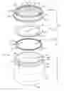 Fig. 01 - Vacuum release seal for a closure and container package