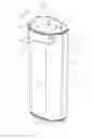 Fig. 01 - Container having a child resistant closure with a small profile