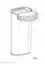 Fig. 05 - Container having a child resistant closure with a small profile