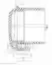 Fig. 09 - Container having a child resistant closure with a small profile
