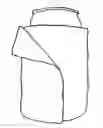 Fig. 01 - POLYESTER FABRIC WRAP FOR INSULATING BEVERAGE AND WATER CONTAINERS